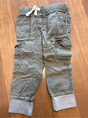 Cat & Jack Olive Green Cargo Jogger Pants